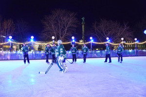 Bietigheim Steelers auf dem Eis